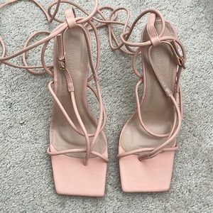 NWOT Wild Diva (Fashion Nova) Lace Up Heels